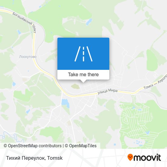 Тихий Переулок map