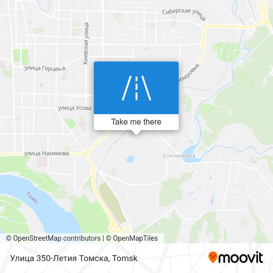 Улица 350-Летия Томска map
