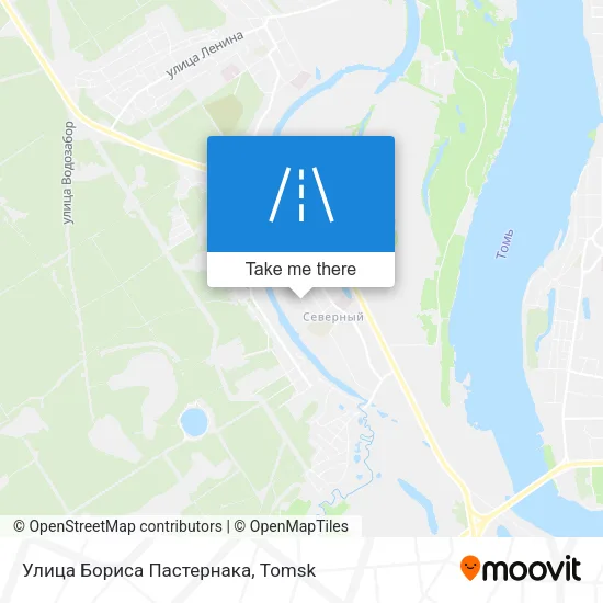 Улица Бориса Пастернака map
