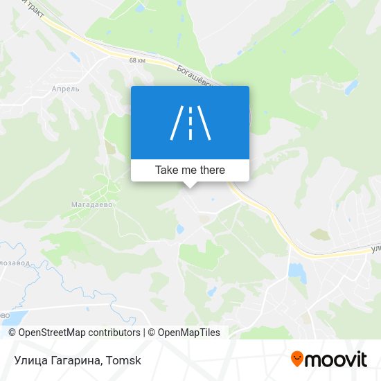 Улица Гагарина map