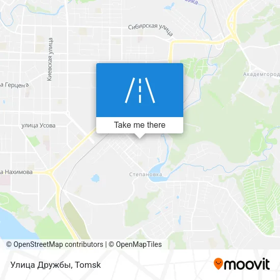 Улица Дружбы map