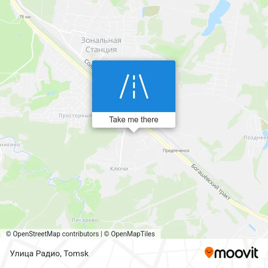 Улица Радио map