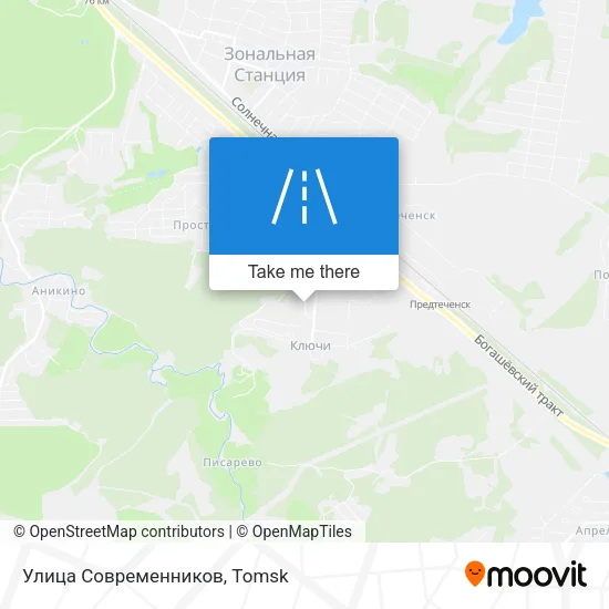 Улица Современников map