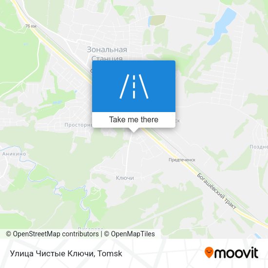 Улица Чистые Ключи map