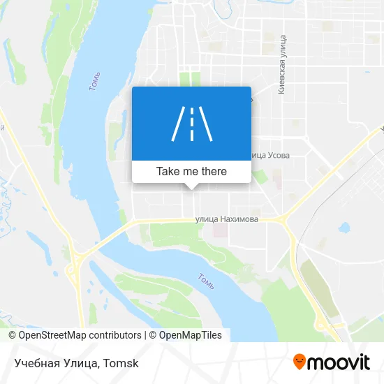 Учебная Улица map