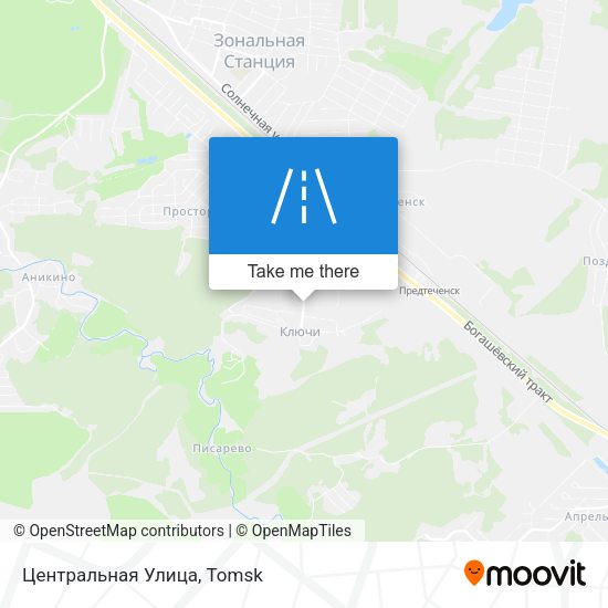 Центральная Улица map