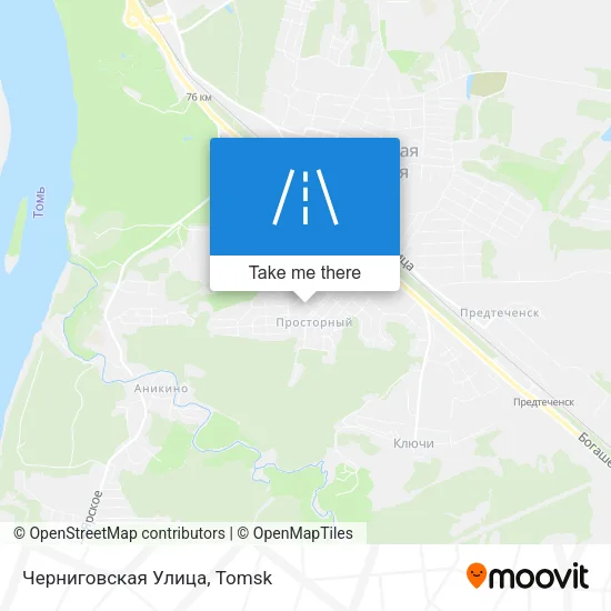 Черниговская Улица map