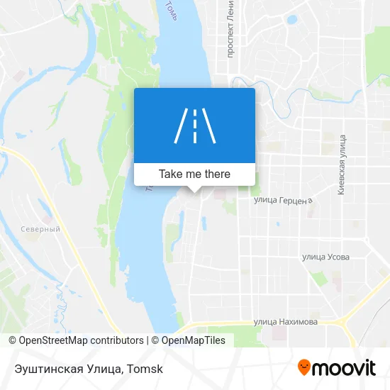 Эуштинская Улица map