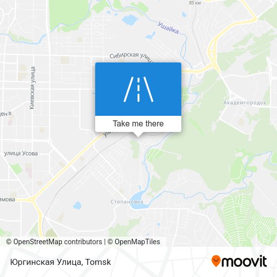 Юргинская Улица map