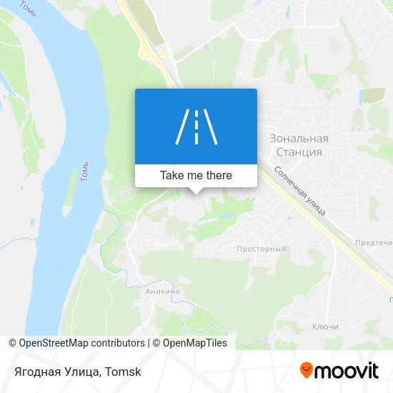 Ягодная Улица map
