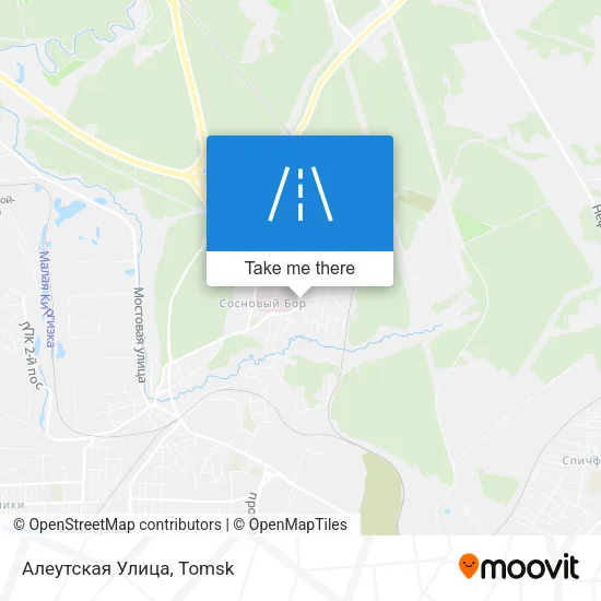 Алеутская Улица map