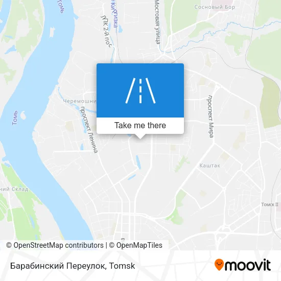 Барабинский Переулок map