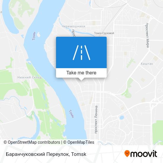 Баранчуковский Переулок map