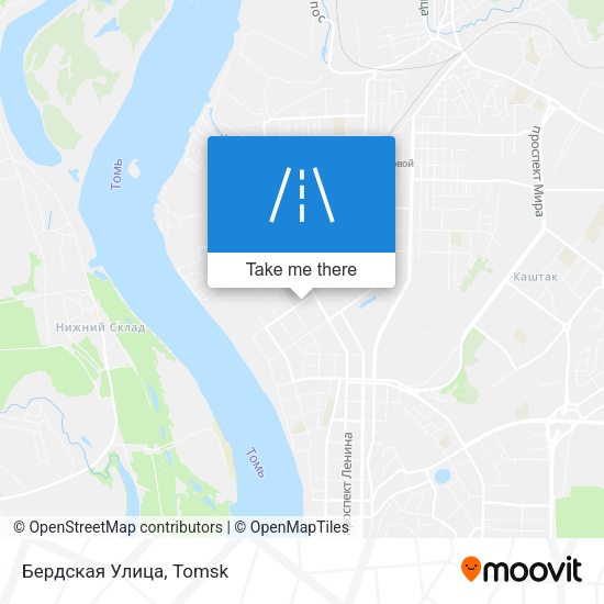 Бердская Улица map
