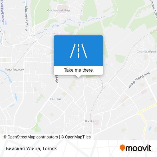 Бийская Улица map