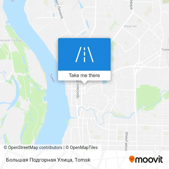 Большая Подгорная Улица map