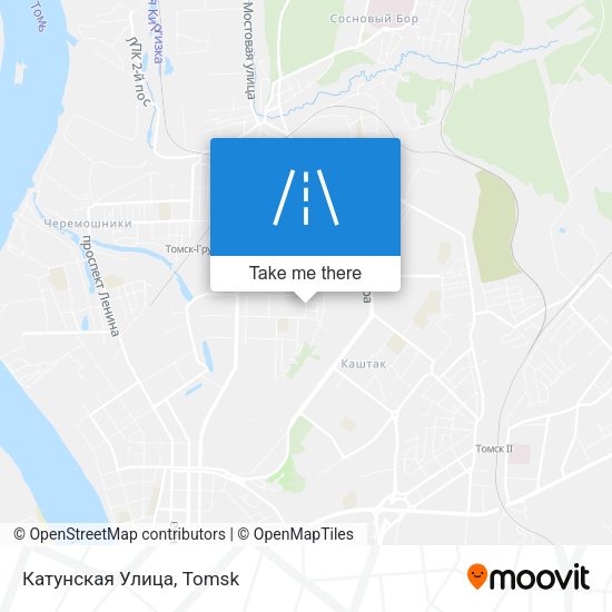 Катунская Улица map