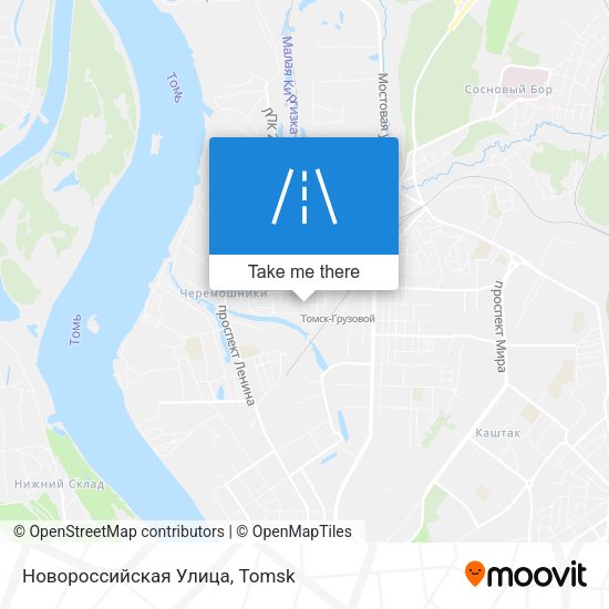 Новороссийская Улица map