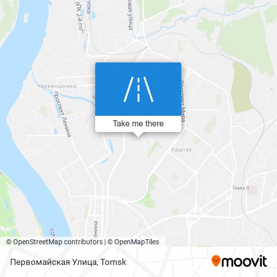 Первомайская Улица map