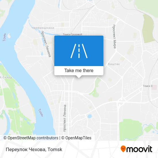 Переулок Чехова map