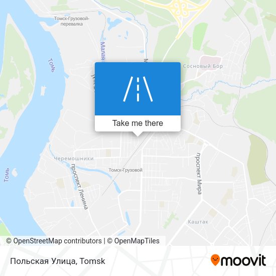 Польская Улица map