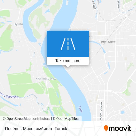 Посёлок Мясокомбинат map