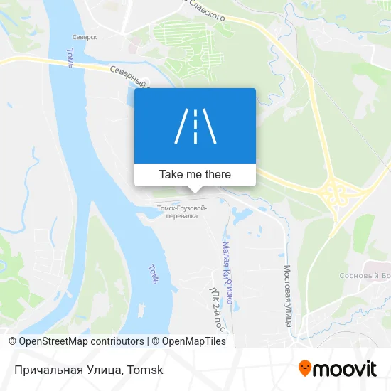 Причальная Улица map