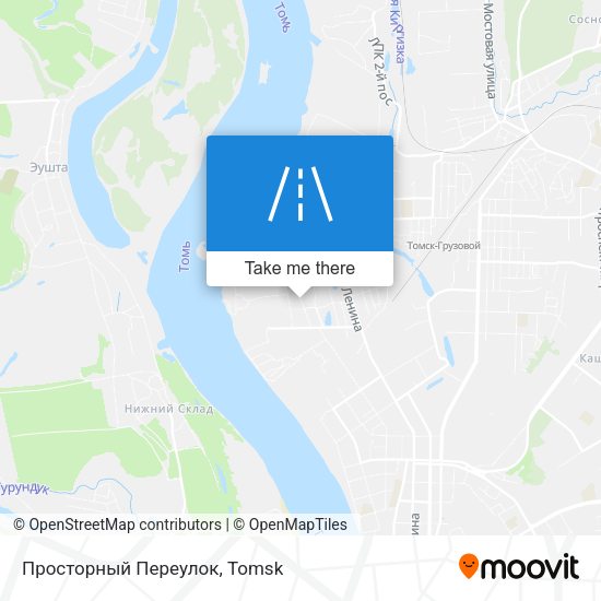 Просторный Переулок map