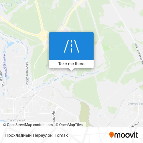 Прохладный Переулок map