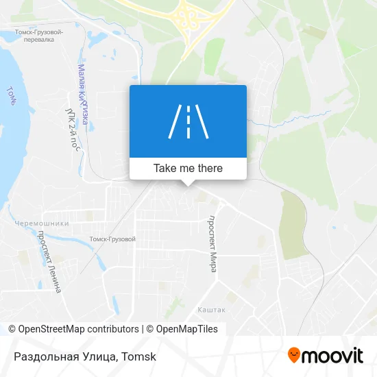 Раздольная Улица map