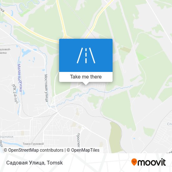 Садовая Улица map