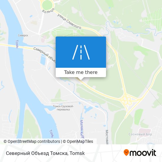 Северный Объезд Томска map