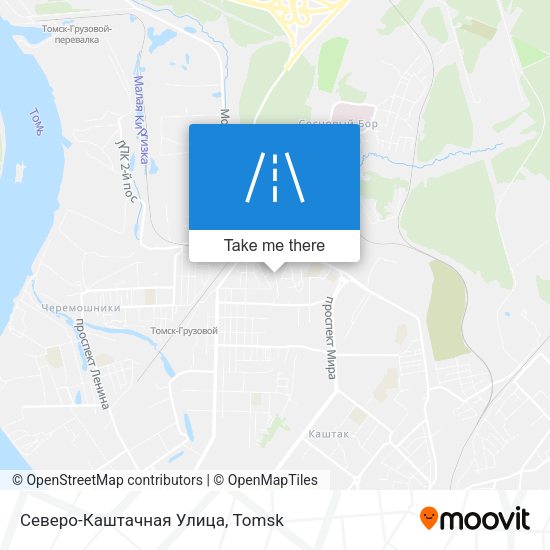 Северо-Каштачная Улица map