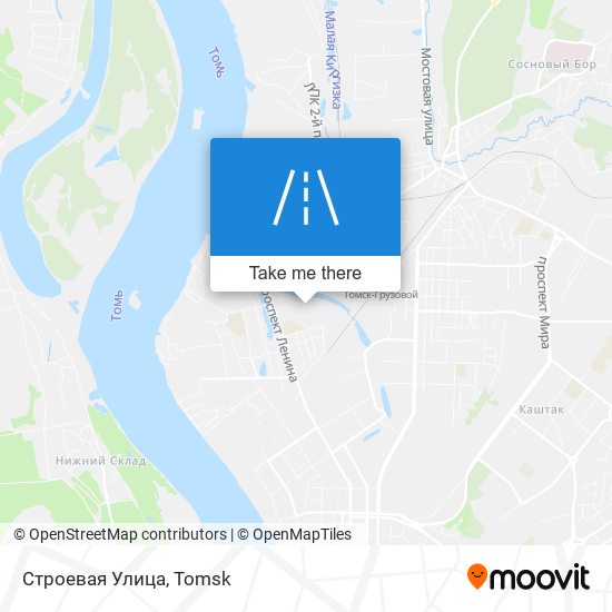 Строевая Улица map