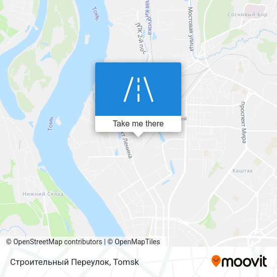 Строительный Переулок map