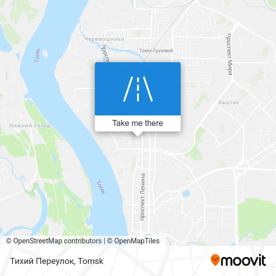 Тихий Переулок map