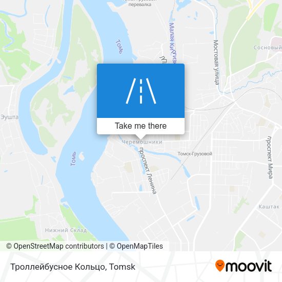 Троллейбусное Кольцо map