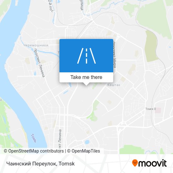 Чаинский Переулок map