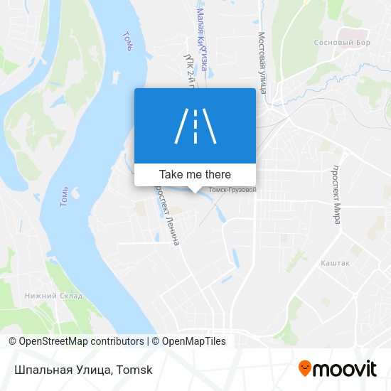 Шпальная Улица map