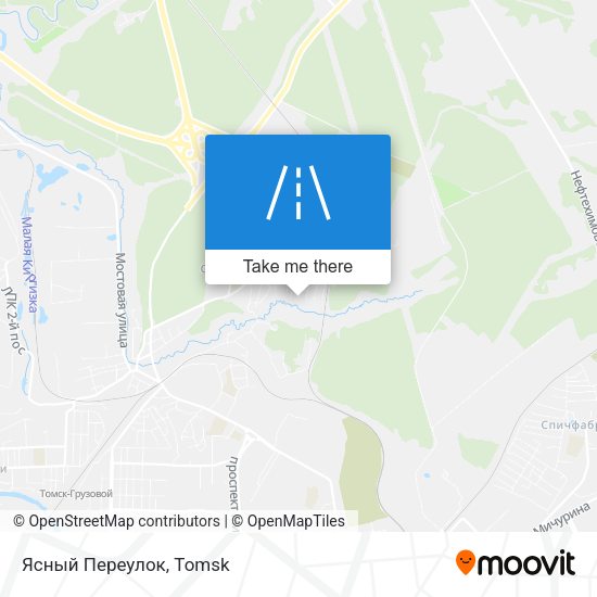 Ясный Переулок map