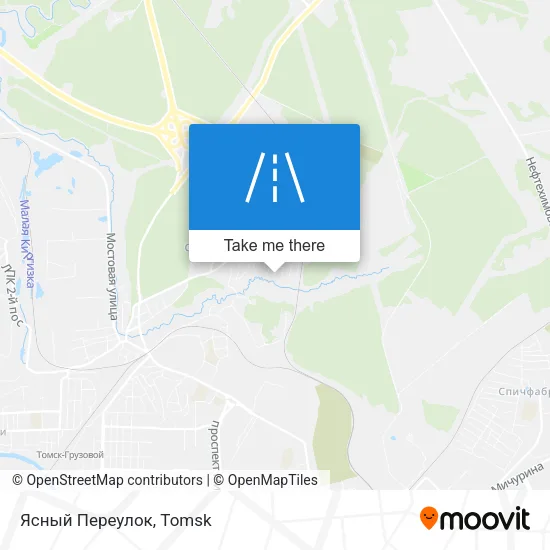 Ясный Переулок map