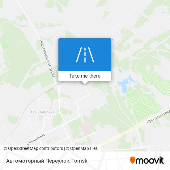 Автомоторный Переулок map