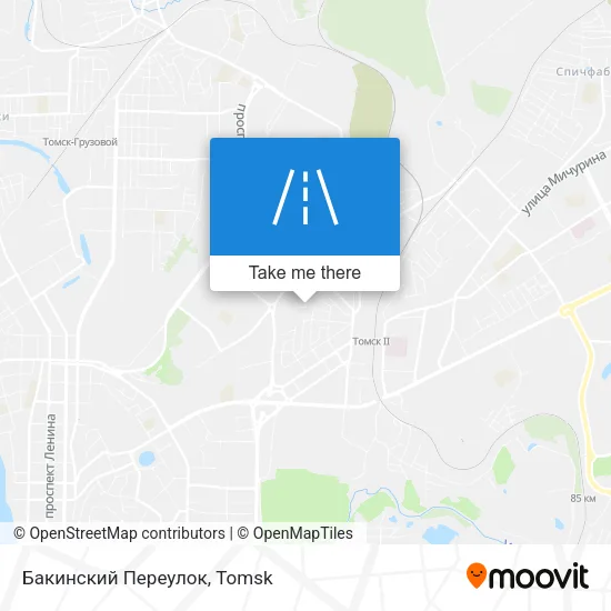 Бакинский Переулок map
