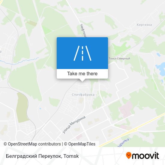 Белградский Переулок map
