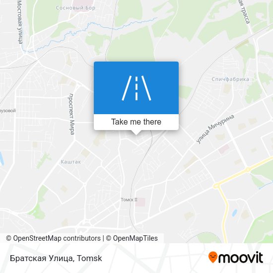 Братская Улица map