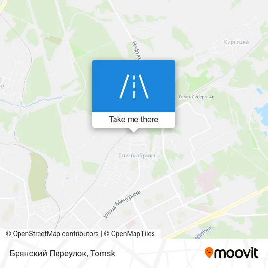 Брянский Переулок map