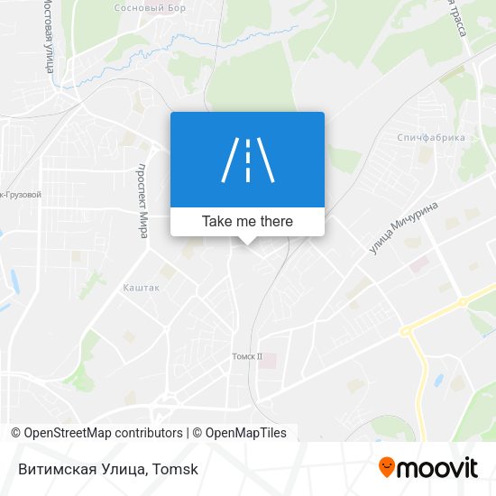 Витимская Улица map
