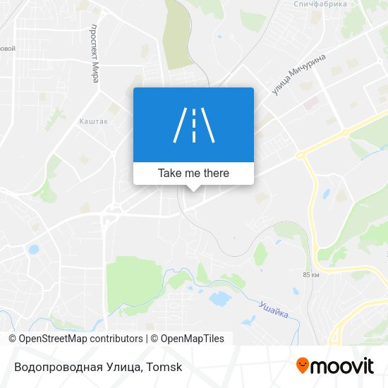 Водопроводная Улица map