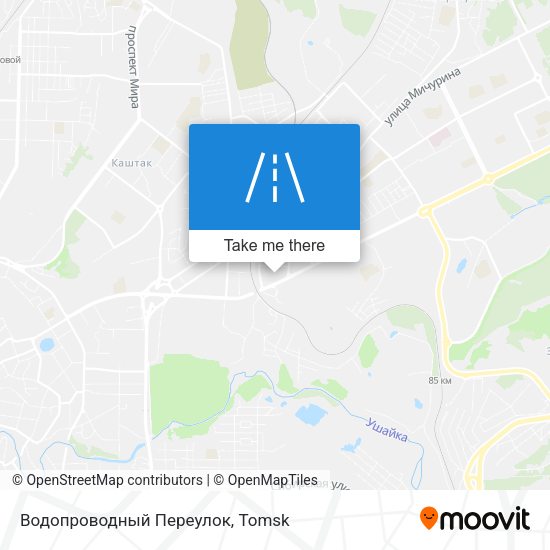 Водопроводный Переулок map