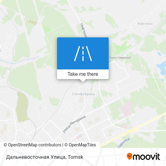 Дальневосточная Улица map